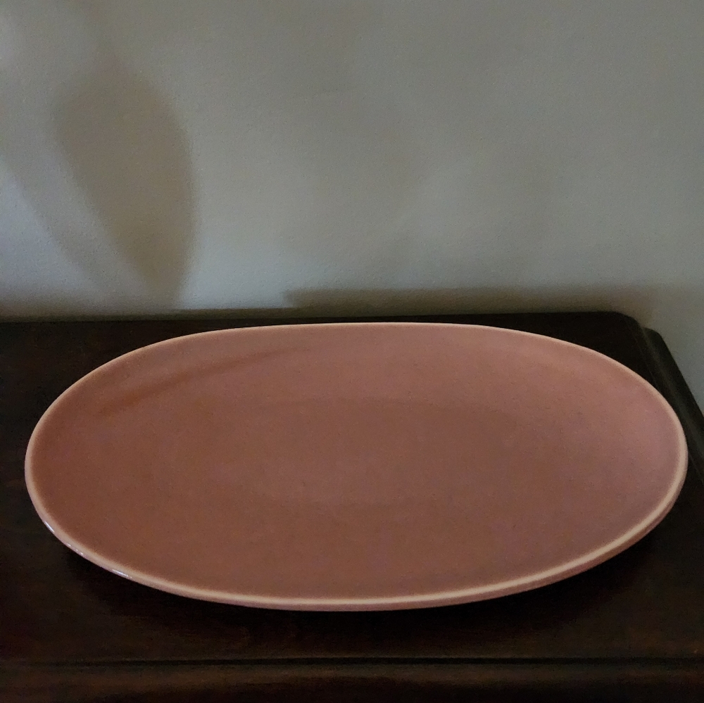 Vintage Russel Wright Steubenville Coral Gravy Underplate